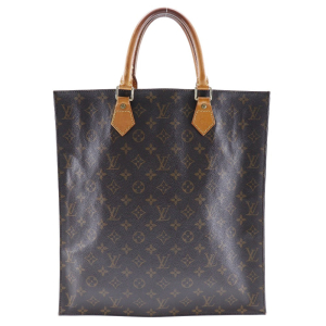 LOUIS VUITTON Tote Bag M51140 Monogram canvas Brown Sac Plat unisex(Un