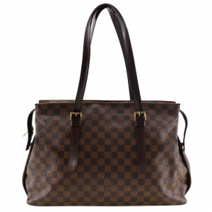 LOUIS VUITTON Shoulder Bag N51119 Damier canvas Brown Chelsea unisex(U