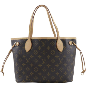 LOUIS VUITTON Tote Bag M40155 Monogram canvas Brown Never full PM Wome