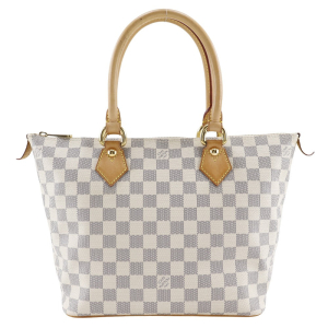 LOUIS VUITTON Handbag N51186 Damier Azur Canvas White Saleya PM