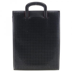 Christian Louboutin Handbag Calfskin black mens Used Authentic