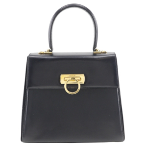 Salvatore Ferragamo Handbag AT-21 0536 Calfskin black Gancini Women Us