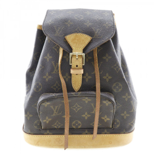 LOUIS VUITTON Backpack M51136 Monogram canvas Brown *Junk item Montsou