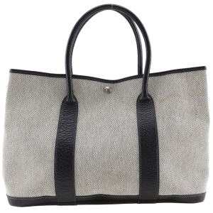 HERMES Tote Bag Tower ash gray Garden party 36 PM