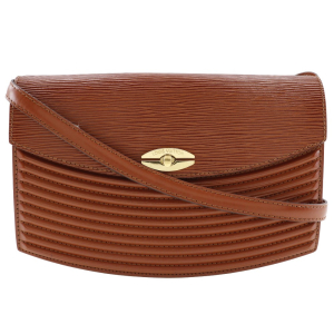 LOUIS VUITTON Shoulder Bag M52563 Epi Leather Brown 2-way clutch Prebo