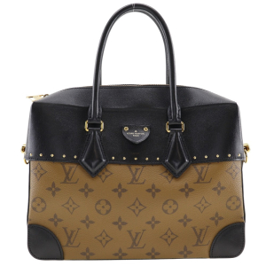 LOUIS VUITTON Handbag M43595 Monogram reverse Black / Brown Citymar Wo