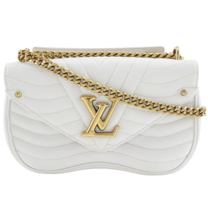 LOUIS VUITTON Shoulder Bag M51945 Calfskin White 2WAY Chain bag New Wa