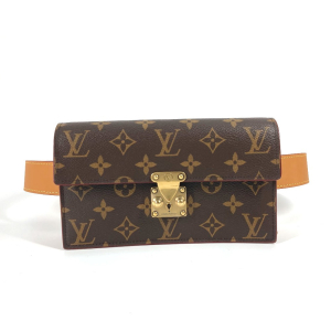 LOUIS VUITTON Waist bag M44667 Monogram canvas Brown Monogram S-Lock B