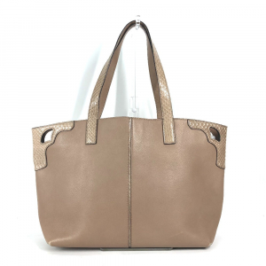 CARTIER Shoulder Bag leather Pink beige type Bag Marcello de Tote MM W