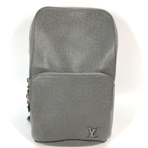 LOUIS VUITTON Sling bag M30951 Taiga Leather gray Taiga Avenue Sling B
