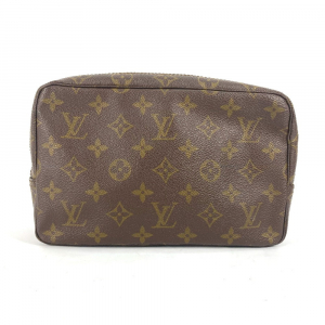 LOUIS VUITTON Pouch M47524 Monogram canvas Brown Monogram Truth Toilet