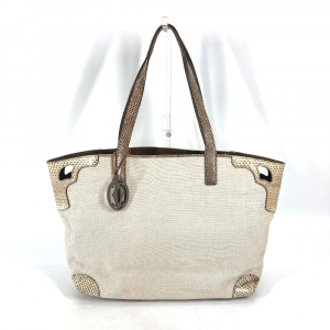 CARTIER Shoulder Bag canvas beige shoulder bag Marcello Women Used Aut