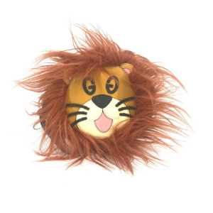 GUCCI Clutch bag 704806 Fur, Leather, Suede Brown GG Lion Lion Round W