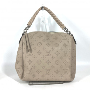 LOUIS VUITTON Shoulder Bag M51224 monogram mahina leather beige Monogr