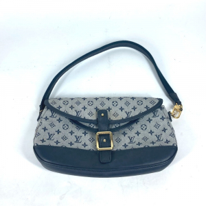 LOUIS VUITTON Shoulder Bag M92690 Monogram mini canvas Navy Monogram m