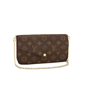LOUIS VUITTON Shoulder Bag M61276 Monogram canvas, leather Brown mini 