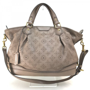 LOUIS VUITTON Handbag M93175 monogram mahina leather beige Monogram Ma