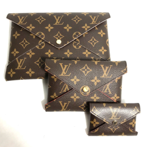 LOUIS VUITTON Clutch bag M62034 Monogram canvas Brown Monogram 3-piece