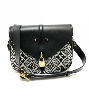 LOUIS VUITTON Shoulder Bag M57488 Canvas / leather Black / Navy Since1