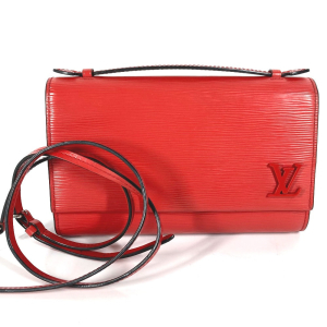 LOUIS VUITTON Shoulder Bag M54538 Epi Leather Red Epi Clerry Women Use