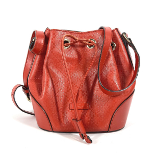 GUCCI Shoulder Bag 354229 leather Orange type purse Diamante Women Use