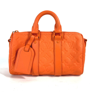 LOUIS VUITTON Handbag M20930 Taurillon Clemence Leather Orange Monogra