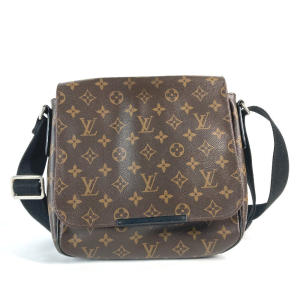 LOUIS VUITTON Shoulder Bag M40935 Monogram macacer canvas Brown Monogr