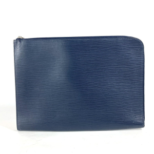 LOUIS VUITTON Clutch bag M64154 Epi Leather Navy Epi Pochette Jules GM