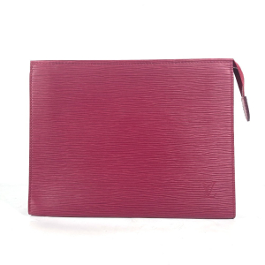 LOUIS VUITTON Clutch bag M41085 Epi Leather Red Epi posh toilette 26