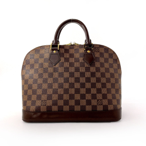 LOUIS VUITTON Handbag N51131 Damier Brown Alma