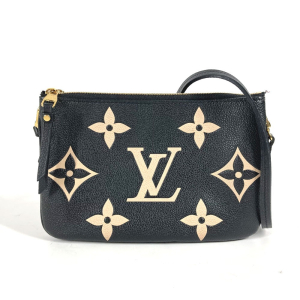 LOUIS VUITTON Shoulder Bag M80787 Monogram Ann Platt Leather black Mon