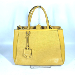 FENDI Handbag 8BH250 leather yellow Shoulder Bag Shoulder Bag Tote Bag