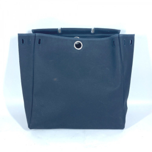 HERMES Shoulder Bag canvas black Herbag spare bag only