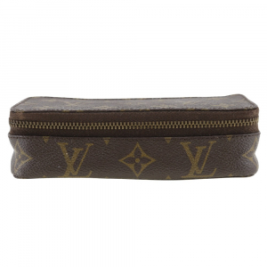 LOUIS VUITTON Pouch M47352 Monogram canvas Brown Jewelry case posh mon