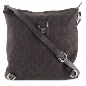 GUCCI Shoulder Bag 268642 GG canvas Brown Abbey Women Used Authentic