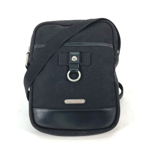 SAINT LAURENT PARIS Shoulder Bag 482777 Leather canvas black Crossbody