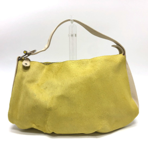 BVLGARI Shoulder Bag Harako / Leather yellow Bzero Women Used Authenti