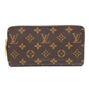 LOUIS VUITTON Long Wallet Purse M41895 Monogram canvas Brown Zippy wal