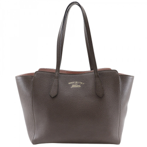 GUCCI Tote Bag 354408 leather Brown Swing medium