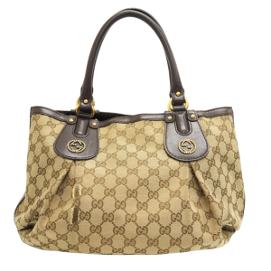 GUCCI Handbag 269953 GG canvas beige GG canvas Women Used Authentic