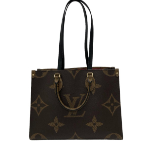 LOUIS VUITTON Handbag M45321 leather Brown Monogram Giant Reverse On t