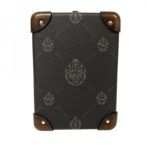 Berluti Shoulder Bag leather black Globetrotter Signature mens Used Au