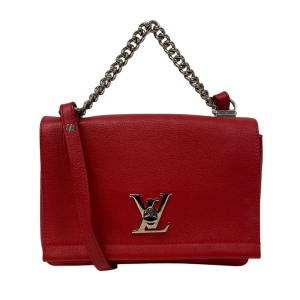 LOUIS VUITTON Shoulder Bag M51202 leather Red LV logo Rock Me 2 BB
