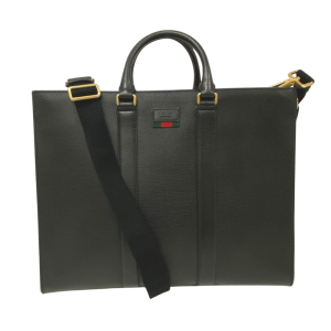 GUCCI Tote Bag 429036 leather black Business bag