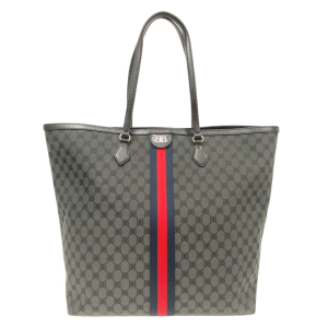 GUCCI Tote Bag 680127 Canvas, Leather black Balenciaga