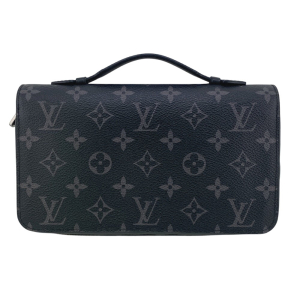 LOUIS VUITTON Long Wallet Purse M61698 Monogram Eclipse black Monogram