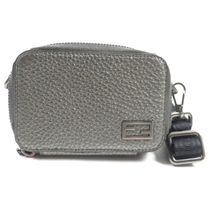 FENDI Shoulder Bag 7M0344 Main: Leather Graphite