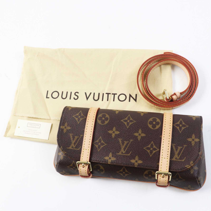 LOUIS VUITTON Waist bag M51159 Monogram canvas Brown Pochette Marrell