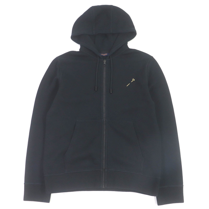 LOUIS VUITTON Hoodie cotton black S