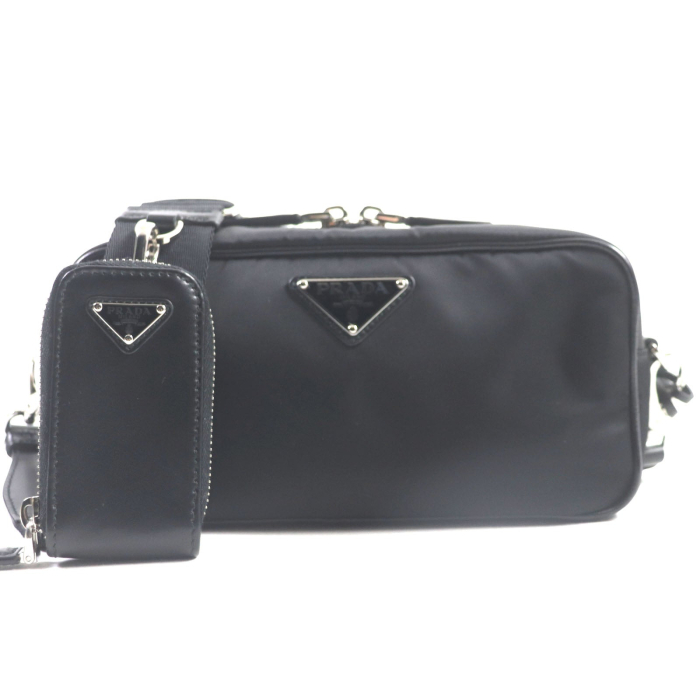 PRADA Shoulder Bag 1BH197 Nylon black